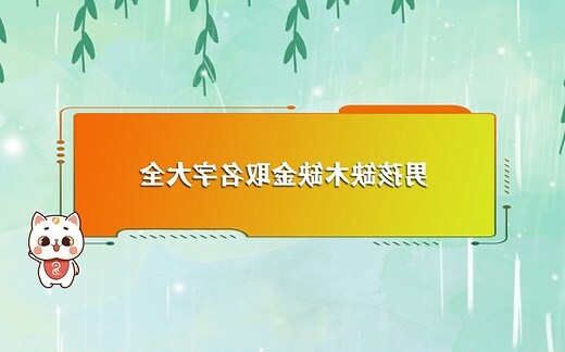 缺金 名字